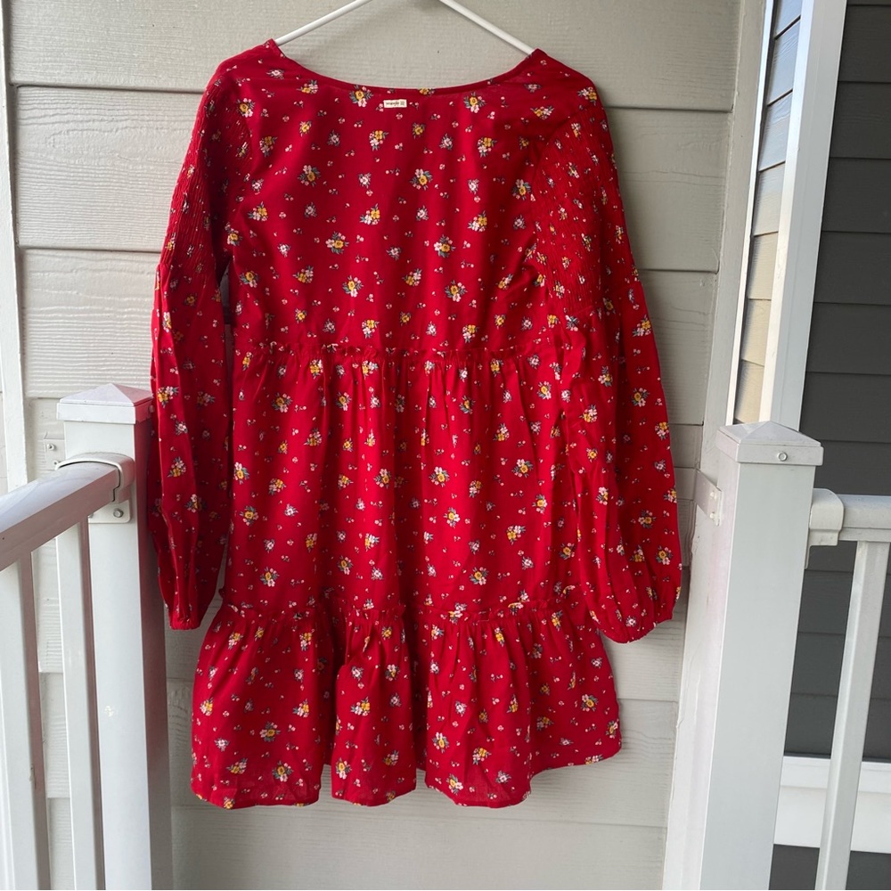 BILLABONG WRANGLER Falling For You Dress Classic Red Billabong Womens - Picture 4 of 9
